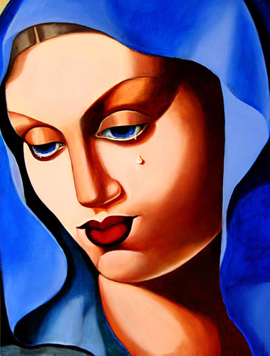 MARY IN TEARS by Cherie Bender